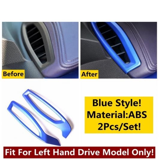 ABS ブルー アクセサリー 適用: トヨタ C-HR CHR 2016-2022 インナー ドア ハンドル ボウル フレーム/エアコン AC 吹き出し口 カバー トリム タイプG AL-OO-5002 AL Interior parts for cars