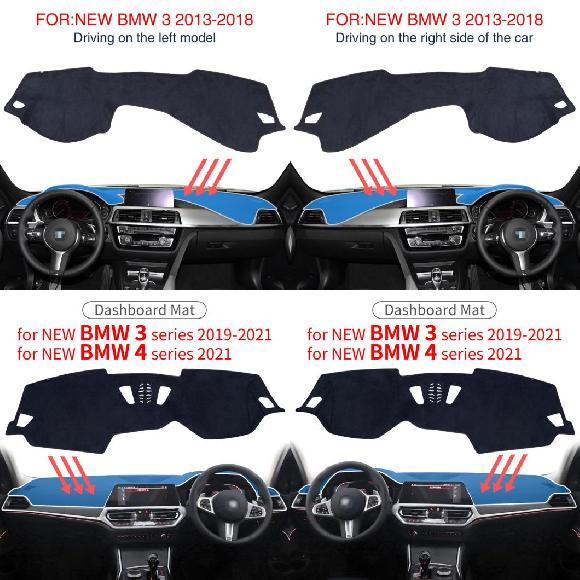 ダッシュ マット ダッシュマット 適用: BMW 3シリーズ 4シリーズ 2019-2021 M3 M4 滑り止め ダッシュボード カバー パッド 12-18 BMW 3 マット L～19-21 BMW 3-4 マット L AL-OO-5561 AL Interior parts for cars