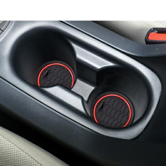 ゲート スロット カップ マット 適用: 2019 2020 2021 トヨタ カローラ オーリス 滑り止め パッド アクセサリー ステッカー 19 カローラ レッド～19 カローラ ブラック AL-OO-5887 AL Car parts