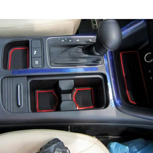ゲート スロット パッド 滑り止め マット 適用: 起亜 ソレント 2010-2014 XM R インテリア アクセサリー ドア パッド カップ 10-14 ソレント レッド・10-14 ソレント ホワイト AL-OO-5916 AL Car parts