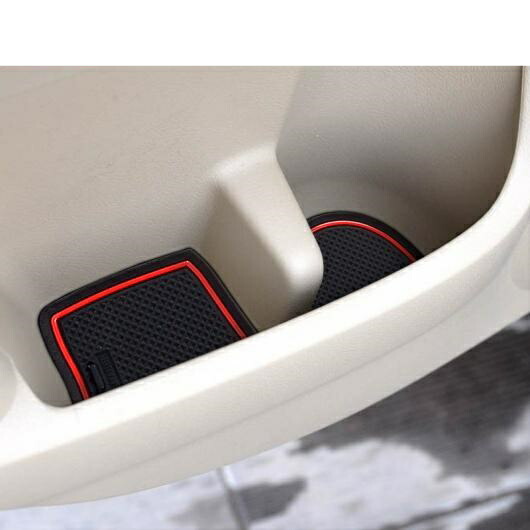 ゲート スロット マット 適用: ホンダ CR-V CRV 2007-2011 3世代 CR V カップ ホルダー 滑り止め ラバー コースター アクセサリー 08-10CRV レッド・08-10CRV ホワイト AL-OO-5942 AL Car parts