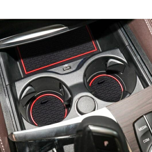 滑り止め マット ゲート スロット 適用: BMW 5シリーズ G30 2017-2019 520 530 540 520D 525D 540D G31 M5 M パワー アクセサリー 18 BMW 5-F レッド・18 BMW 5-F ホワイト AL-OO-5950 AL Car parts｜オートパーツエージェンシー2号店 7,531円