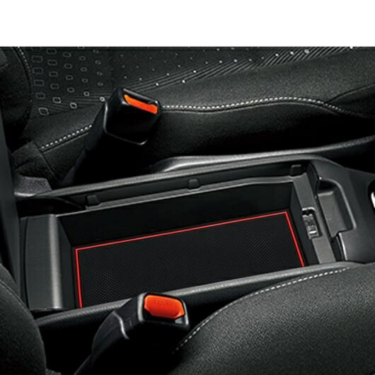 滑り止め マット ゲート スロット 適用: トヨタ ノア 80 2017-2019 ESQUIRE ZRR80W/ZRR58W 2018 カップ ホルダー アクセサリー 17 ノア 80 レッド・17 ノア 80 ホワイト AL-OO-5960 AL Car parts|オートパーツエージェンシー2号店