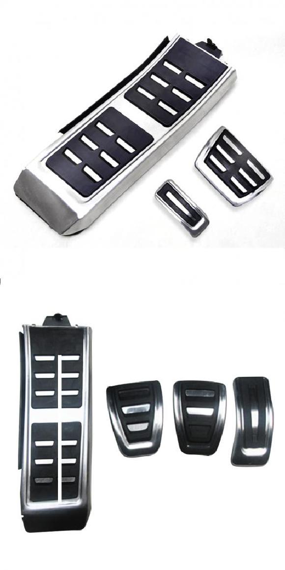 適用: アウディ/AUDI A4 B8 A6 C7 A7 S7 A8 S4 RS4 A5 S5 RS5 8T Q5 SQ5 8R アクセル フット レスト ペダル ブレーキ フットレスト AT 3ピース・フットレスト MT 4ピース AL-OO-6127 AL Interior parts for cars
