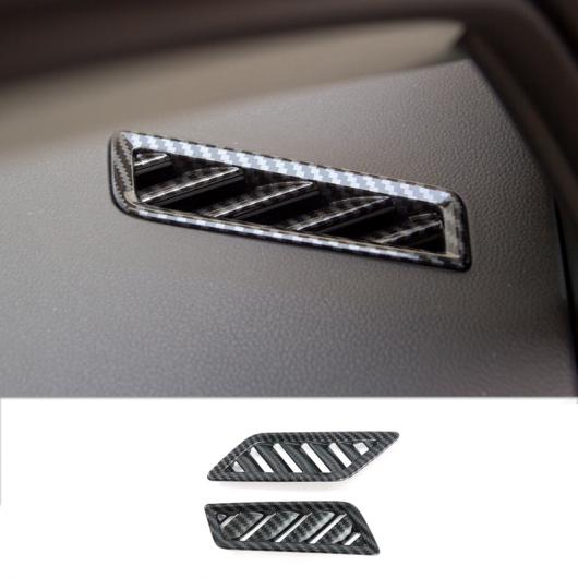 適用: フォルクスワーゲン/VOLKSWAGEN VW ゴルフ 8 MK8 2020 2021 2022 ダッシュボード エアコン 吹き出し口 保護 トリム カバー フレーム アクセサリー カーボン調 AL-OO-6380 AL Interior parts for cars