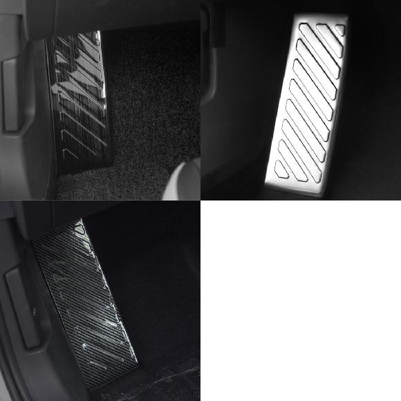適用: フォルクスワーゲン/VOLKSWAGEN VW ゴルフ 8 MK8 2020 2021 ステンレス スチール フット レスト ペダル フットレスト ペダル カバー パッド オート スタイリング ブラック～カーボン調 AL-OO-6384 AL Interior parts for cars