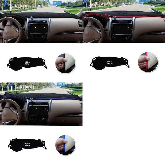 適用: 日産 ティアナ J33 アルティマ L33 2013 2014 2015 2016 2017 2018 2019 ダッシュボード カバー マット インストルメント パネル ブラック サイド～ブルー サイド AL-OO-6648 AL Interior parts for cars