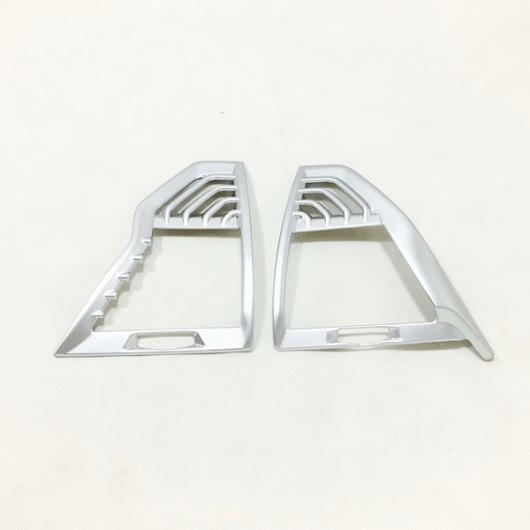 適用: BMW X3 G01 X4 G02 2018 2019 ABS マット カーボン ファイバー 左ハンドル 右 通気口 カバー トリム アクセサリー 2ピース シルバー AL-OO-6859 AL Interior parts for cars|オートパーツエージェンシー2号店