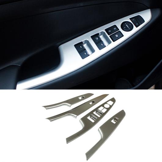 ABS カーボン ファイバー 適用: ヒュンダイ/現代/HYUNDAI ツーソン 2015 2016 2017 2018 2019 2020 インナー ドア ボウル プロテクター フレーム カバー トリム D AL-OO-7215 AL Interior parts for cars