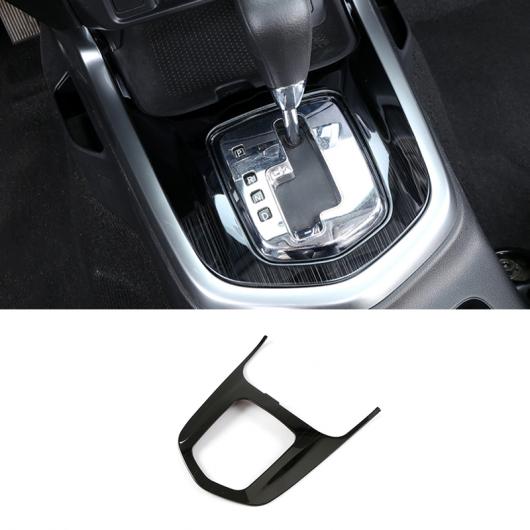適用: 日産 ナバラ 2017 2018 2019 2020 ステンレス ブラック 助手席 フロント ドリンクホルダー フレーム ハンドル カバー トリム ギア ボックス カバー AL-OO-7243 AL Interior parts for cars