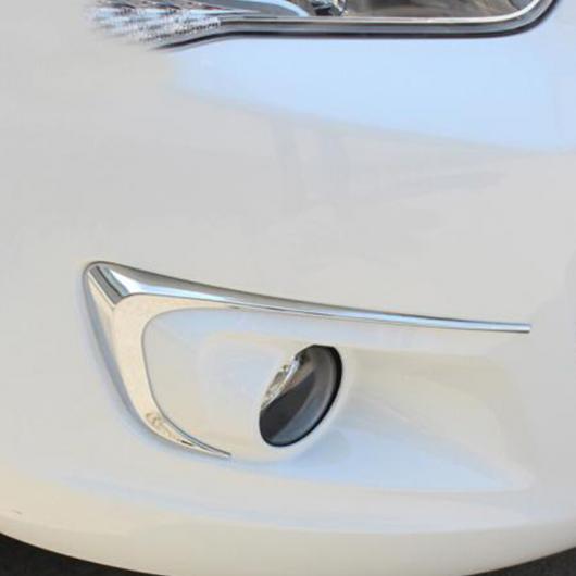ABS クローム 適用: シトロエン/CITROEN エリーゼ C-エリーゼ アクセサリー 2014 2015 2016 フロント フォグランプ アイブロー パネル カバー トリム 2ピース AL-OO-7301 AL Exterior parts for cars