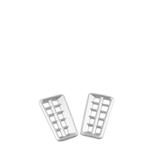 適用: トヨタ RAV4 RAV 4 2014 2015 2016 2017 2018 アクセサリー ABS マット インテリア アッパー 通気口 カバー トリム 2ピース AL-OO-7320 AL Interior parts for cars
