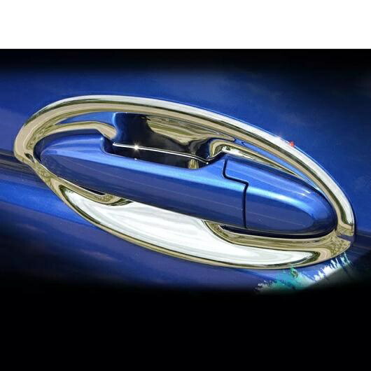適用: ホンダ フィット ジャズ 2014 2015 2016 2017 2018 ABS クローム ドア プロテクター ハンドル ボウル カバー トリム アクセサリー 8ピース AL-OO-7415 AL Interior parts for cars