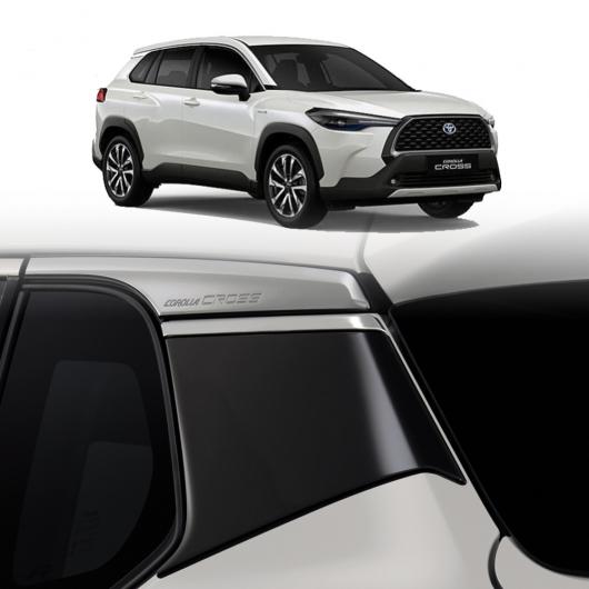 リア ウインドウ ピラー スポイラー トリム 適用: トヨタ カローラ クロス 2020 2021 AL-OO-7566 AL Exterior parts for cars