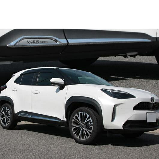 スタイリング 適用: トヨタ ヤリス ヴィッツ クロス 2021 2022ドア サイド モールディング トリム ストリップ ガーニッシュ AL-OO-7580 AL Exterior parts for cars