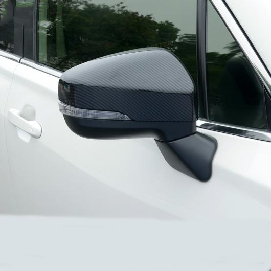 適用: スバル XV GT3 GT7 インプレッサ 2017 2018 2019 ABS カーボン リア ビュー バックミラー サイド ミラー ストリップ カバー スティック トリム パネル ランプ パーツ AL-OO-7708 AL Exterior parts for cars