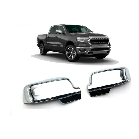 アクセサリー 適用: ダッジ・ラム 1500 RAM1500 2018 2019 2020 バックミラー サイド ミラー カバー キャップ クロム スタイリング AL-OO-7745 AL Exterior parts for cars