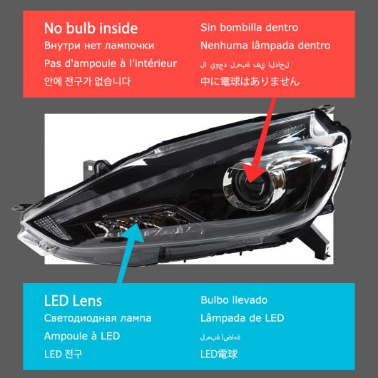 ヘッド ランプ 適用: 日産 シルフ セントラ LED ヘッドライト 2016-2018 ヘッドライト シルフ DRL ウインカー ハイ ビーム エンジェル アイ プロジェクター バルブなし AL-OO-8176 AL Car light