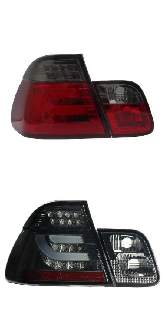 テール ランプ 適用: BMW E46 LED テールライト 2001-2005 320i 318i 313I 325i リア フォグ ブレーキ ウインカー レッド・スモーク AL-OO-7992 AL Car light
