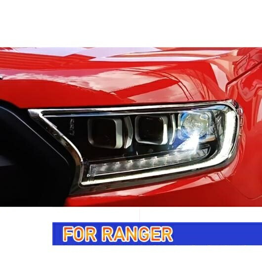 ヘッド ランプ 適用: フォード/FORD レンジャー LED ヘッドライト 2016-2020 ヘッドライト レンジャー DRL ウインカー ハイ ビーム エンジェル アイ プロジェクター レンズ フル LED AL-OO-8045 AL Car light