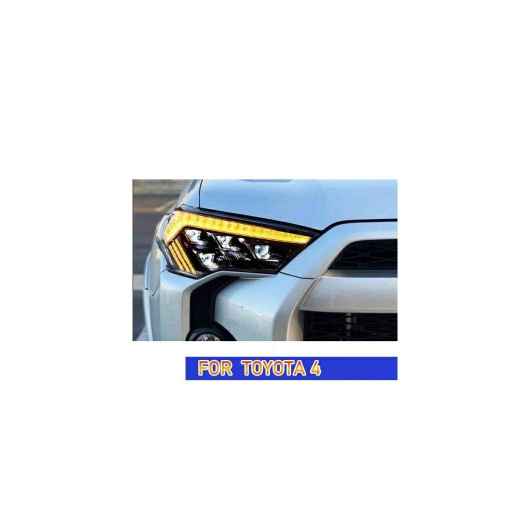 ヘッド ランプ 適用: トヨタ フォーランナー LED ヘッドライト 2013-2019 ヘッドライト フォーランナー DRL ウインカー ハイ ビーム エンジェル アイ ヘッドライト オール LED AL-OO-8127 AL Car light