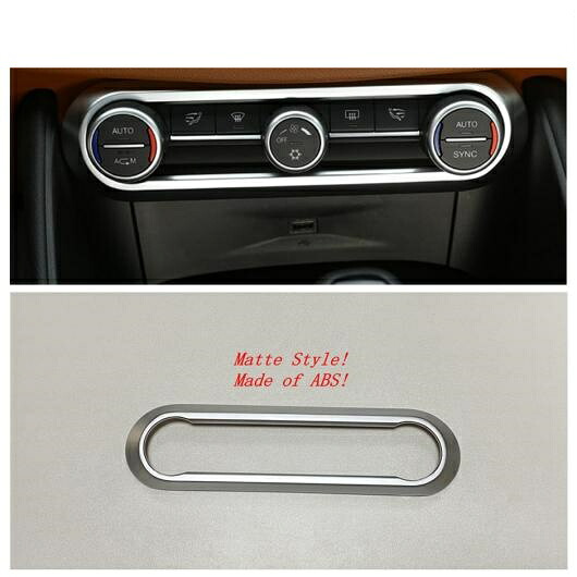 センター コントロール エア AC リフト ボタン ギア ボックス パネル カバー トリム 適用: アルファ ロメオ ジュリア 2016-2020 マット インテリア キット タイプD AL-PP-0088 AL Interior parts for cars