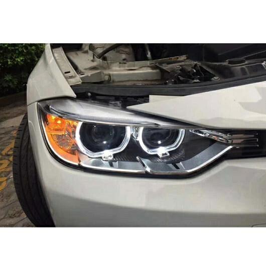 H7 ヘッド ランプ ケース 適用: BMW F35 F30 318i 318LI 320i 2013-2015 ヘッドライト LED ヘッドライト DRL レンズ ダブル ロー ビームバルブなし～LED 6000K ロー ビーム AL-OO-8298 AL