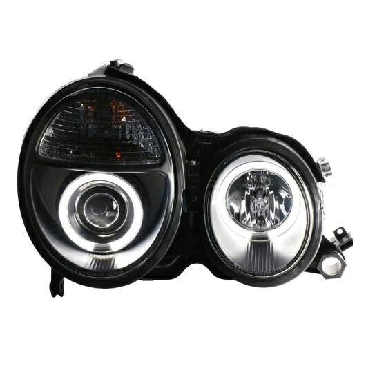 適用: メルセデス・ベンツ 1998-2001 W210 E200 E240 E320 E430 LED エンジェルアイ DRL デイタイム LED ヘッド ライト フロント ランプ LED ロー ビーム AL-OO-8329 AL|オートパーツエージェンシー2号店