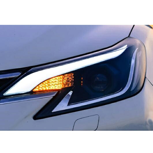 ヘッド ランプ 適用: トヨタ レイツ/マークX ヘッドライト 2013-2018 マーク X LED ヘッドライト バイキセノン ヘッド ランプ LED DRL ヘッドライト アセンブリ 6000K LED AL-OO-8337 AL|オートパーツエージェンシー2号店