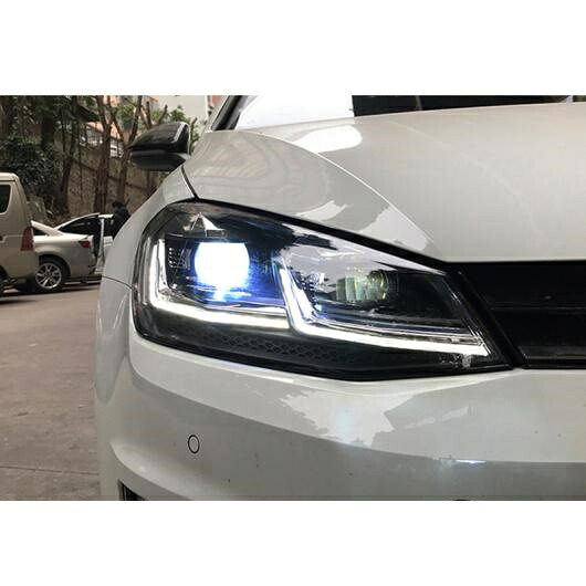 適用: VW ゴルフ 7 MK7 LED ヘッドライト ゴルフ7 DRL HID ダイナミック シグナル ヘッド ランプ バイキセノン ヘッドライト アクセサリー 6000K オール LED AL-OO-8340 AL|オートパーツエージェンシー2号店