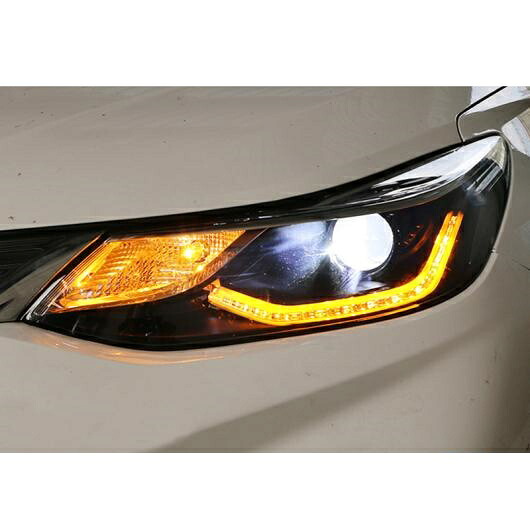 ヘッド ランプ 適用: シボレー/CHEVROLET クルーズ ヘッドライト 2017 LED ヘッドライト ダブル U LED DRL H7 HID バイキセノン レンズ ロー ビーム 4300K～6000K AL-OO-8354 AL