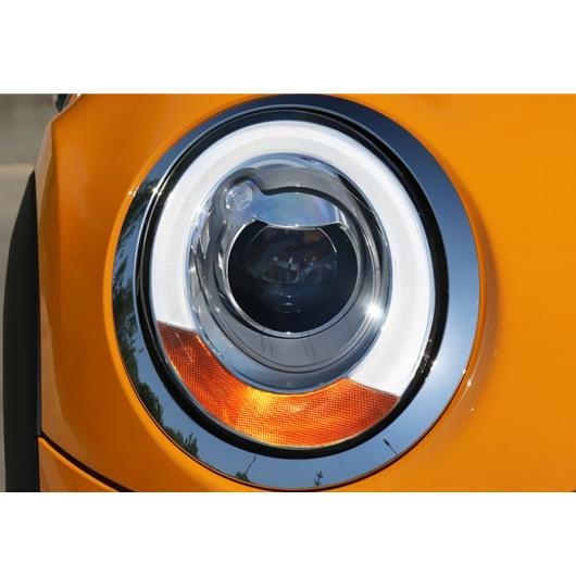 適用: ミニ F56 クーパー ヘッドライト F56 LED ヘッド ランプ エンジェル アイ LED DRL フロント ライト バイキセノン レンズ キセノン HID ハロゲン ヘッドライト AL-OO-8356 AL