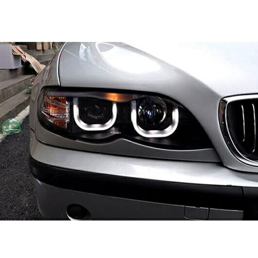 ブランド スタイリング ケース 適用: BMW E46 316i 318i 320i 325i LED ヘッドライト 2001-2004 ヘッドライト バイキセノン ヘッド ランプ LED DRL ライト LED 6000K ロー ビーム AL-OO-8376 AL｜オートパーツエージェンシー2号店 228,350円