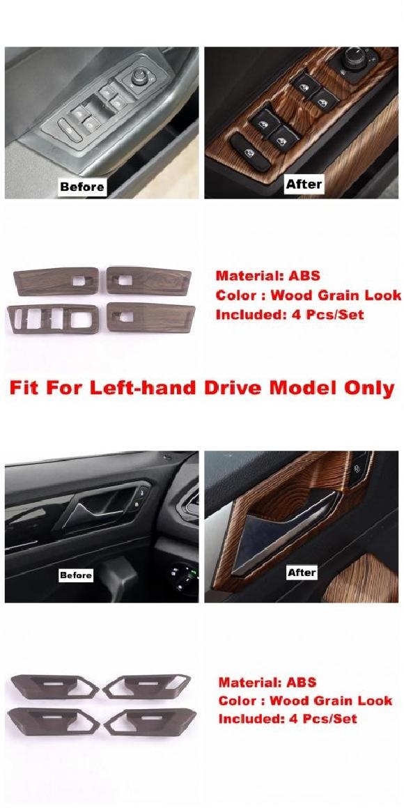 通気口 リード ライト リフト ボタン パネル カバー トリム 適用: VW フォルクスワーゲン/VOLKSWAGEN T-ROC 2018-2021 アクセサリー インテリア 木目調 A・G AL-PP-0067 AL Interior parts for cars