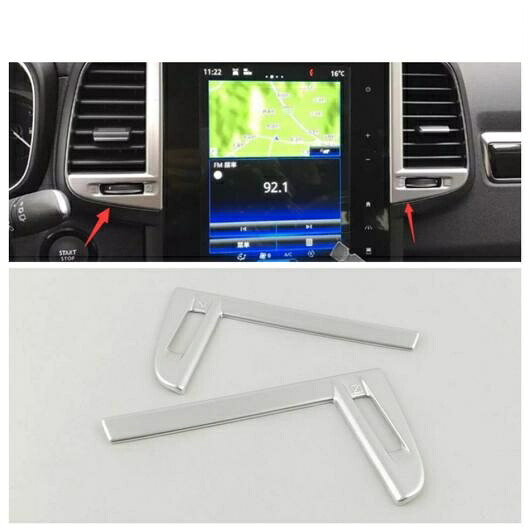 アクセサリー 適用: ルノー/RENAULT コレオス 2017-2020 ABS ミドル エア コンディション 吹き出し口 モールディング カバー トリム マット/カーボンファイバー インテリア マット AL-PP-0158 AL Interior parts for cars