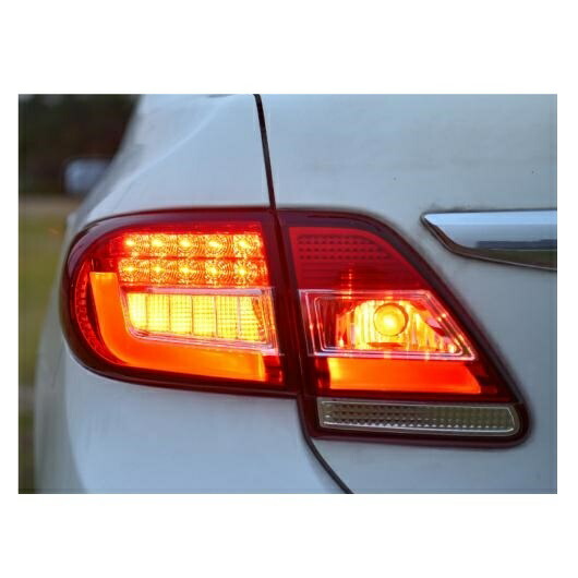 リア ランプ 適用: トヨタ カローラ テールライト 2011-2013 LED リア ランプ LED DRL CROLLA テールライト アセンブリ レッド AL-OO-8465 AL Car light|オートパーツエージェンシー2号店