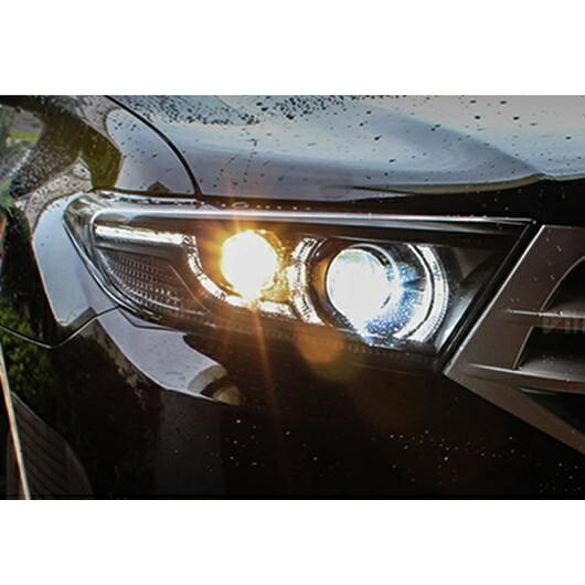 適用: トヨタ 2012-2014 ハイランダー ヘッドライト LED ヘッドライト LED DRL エンジェル アイ HID ヘッドライト アクセサリー ハロゲン ヘッドライト AL-OO-8524 AL