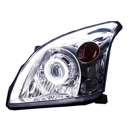 適用: トヨタ 2003-2009 プラド LED ヘッドライト LED DRL HID ヘッド ランプ エンジェル アイ バイキセノン ダブル ビーム ヘッドライト アクセサリー LED ロー ハイ AL-OO-8530 AL