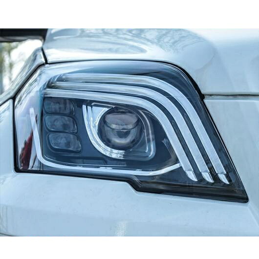 適用: メルセデス・ベンツ GLK 300 ヘッドライト 2008-2012 DRL デイ ランニング ライト オール LED ヘッドライト アクセサリー 2ピース AL-OO-8555 AL Car light｜オートパーツエージェンシー2号店