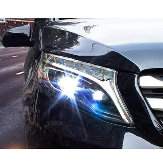 適用: メルセデス・ベンツ V260 オール LED ヘッドライト 2016-2017 メルセデス・ベンツ メルセデス・ベンツ ヴィト 2017 LED ヘッドライト DRL BI-LED レンズ 4300K～8000K AL-OO-8626 AL Car light