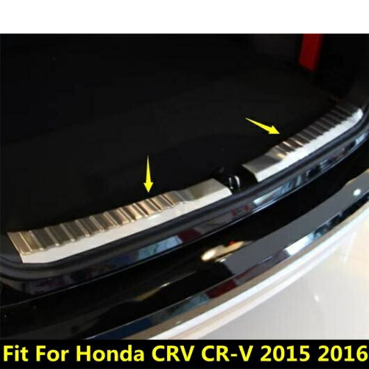 出産祝いなども豊富 Al ステンレス スチール リア トランク スカッフ プレート ドア シル ガード プロテクター カバー トリム 適用 ホンダ Crv Cr V 15 16 アクセサリー 2ピース セット Al Pp 0159 Fucoa Cl