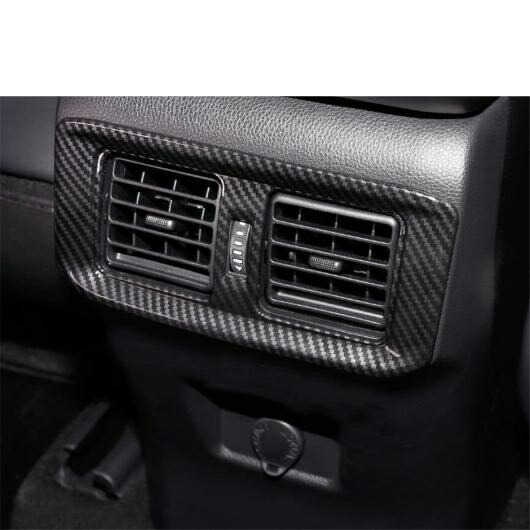 インテリア キット ボックス リアシート エア AC 吹き出し口 フレーム カバー トリム 適用: トヨタ RAV4 2019-2022 カーボン調 AL-PP-0193 AL Interior parts for cars 6,841円