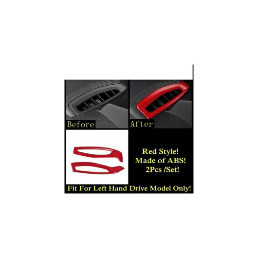 ダッシュボード AC エアコン パネル 装飾 カバー トリム 適用: トヨタ C-HR CHR 2016-2022 カーボンファイバー/ブルー/レッド アクセサリー レッド AL-PP-0111 AL Interior parts for cars