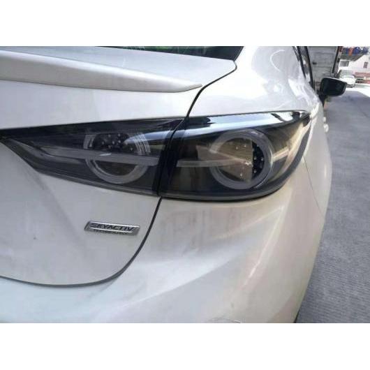 スタイル テール ランプ 適用: MAZDA3 テール ライト 2014-2018 MAZDA3 アクセラ LED テールライト LED リア ランプ DRL+ブレーキ+ダイナミック ウインカー ブラック AL-OO-8763 AL Car light