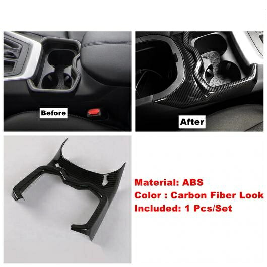 ABS カーボン 前側 カップホルダー フレーム トリム セントラル コントロール カバー アクセサリー 適用: トヨタ RAV4 RAV 4 XA50 2019-2022 タイプE AL-PP-0328 AL Car parts|オートパーツエージェンシー2号店