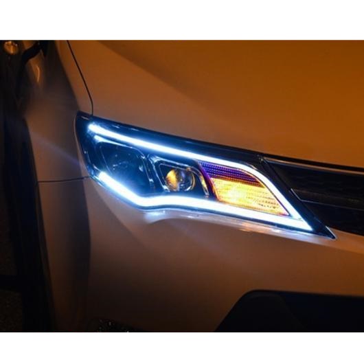適用: トヨタ RAV4 LED ヘッドライト 2013-2015 RAV 4 ヘッドライト DRL バイキセノン レンズ ハイ ロー ビーム パーキング フォグ ヘッド フロント 4300K～8000K AL-OO-8694 AL Car light