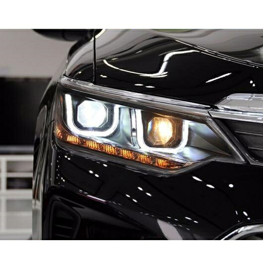 適用: トヨタ カムリ ヘッドライト 2015-2017 カムリ V55 LED ヘッドライト LED DRL レンズ ダブル ビーム H7 HID キセノン 4300K～8000K AL-OO-8718 AL Car light