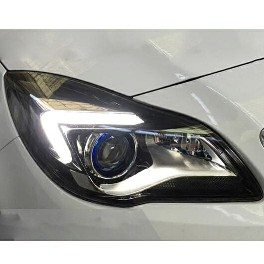適用: ビュイック/BUICK リーガル ヘッドライト GS スタイル オペル/OPEL インシグニア ヘッド ランプ LED DRL フロント ライト バイキセノン レンズ キセノン HID キット 2014 4300K～8000K AL-OO-8738 AL Car light