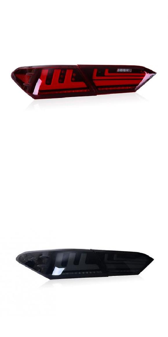 適用: テール ライト 2017 2018 トヨタ カムリ V70 LED リア ライト フォグ ライト リア ランプ DRL ブレーキ+パーク+ダイナミック ウインカー レッド・スモーク AL-OO-8778 AL Car light