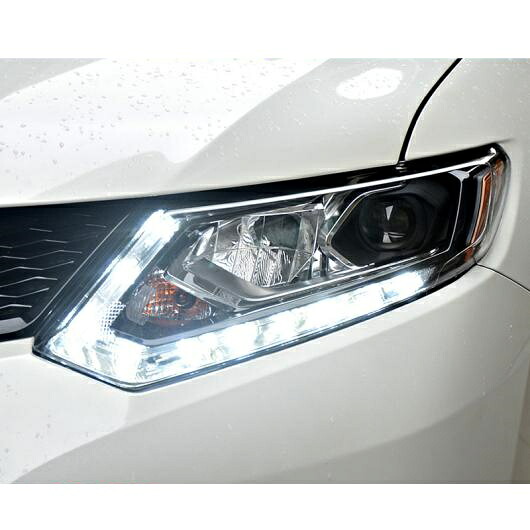 チューニング ヘッドライト 適用: 日産 X-トレイル エクストレイル 2014 ヘッドライト LED DRL ランニング ライト バイキセノン ビーム フォグ ライト エンジェルアイ 4300K～8000K AL-OO-8840 AL Car light